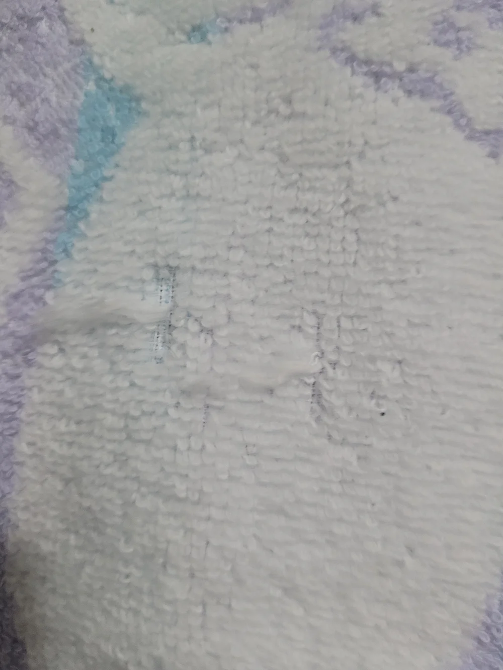 FRIENDS Pastel Penguin Bath Towel - Light Purple & Aqua